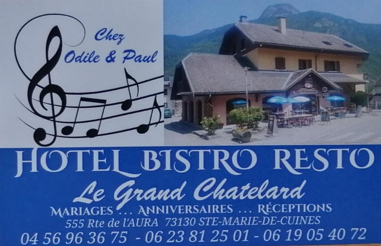 Le Grand Chatelard Hotel Bar Restaurant Sainte-Marie-de-Cuines 외부 사진